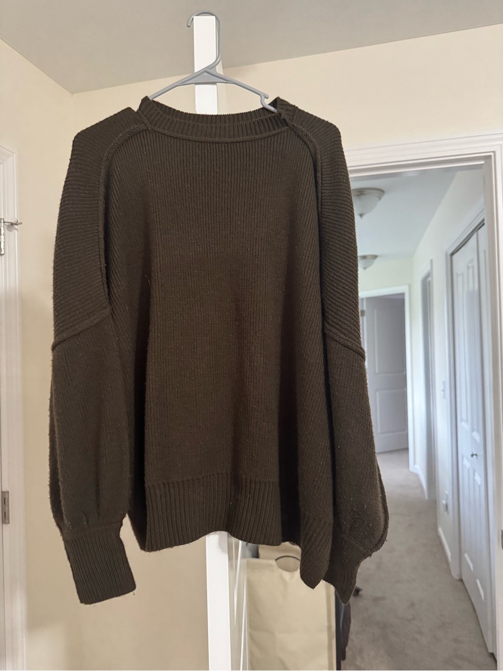 BUNDLE OF 2 Dark Olive Knit Pullover Sweater
